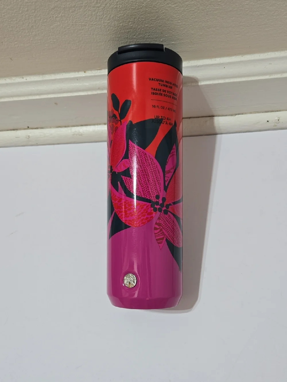 Starbucks Holiday 2021 Floral Design  Insulated Tumbler